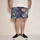Fake Vintage Patched Denim Easy Shorts/Type-XPʥեơǥ˥।硼ȥѥġ˥ǥ [a-6022]