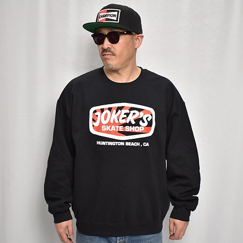 Joker's Skate Shop��US/Sunrise Classic Logo Crewneck�ʥ��硼�������������ȥ���åסߥ��� �������åȥѡ������˥֥�å� [a-7402]