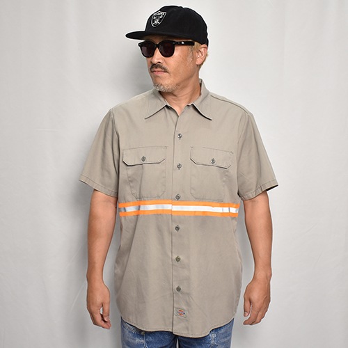 Us Customized Reflective Visible S/S Work Shirt/Orange（アス