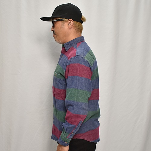 Eddie Bauer/Cotton Flannel L/S ShirtʥǥХ ͥ륷ġ˥ͥӡߥ꡼ߥ١/S [y-0534]