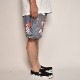 Fake Vintage Patched Denim Easy Shorts/Type-LP�ʥե�����������ơ����ǥ˥।���������硼�ȥѥ�ġ˥���ǥ��� [a-6023]