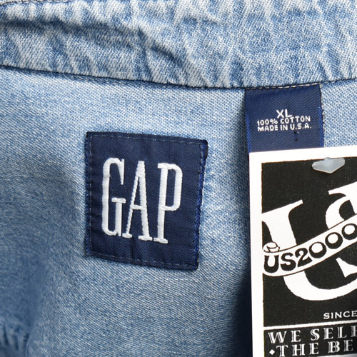 90's Old Gap/L/S Denim Shirt Made in USA（ギャップ デニムシャツ