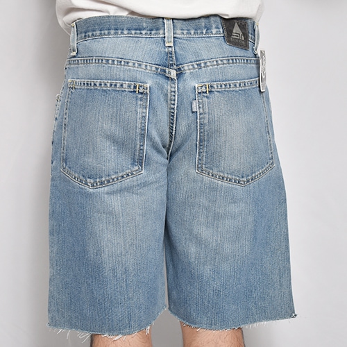 Levi's Silver Tab/Customized Cut Off Denim Shorts