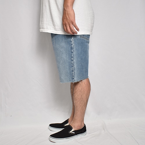 Levi's Silver Tab/Customized Cut Off Denim Shorts（リーバイス