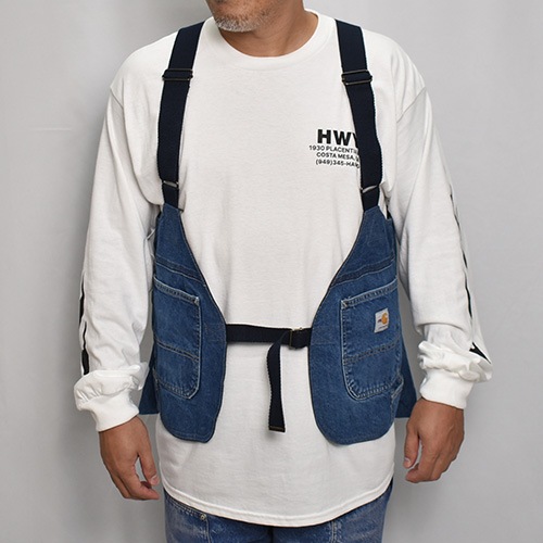 Customized Carhartt Denim Hunting Vest（カーハート×アス 