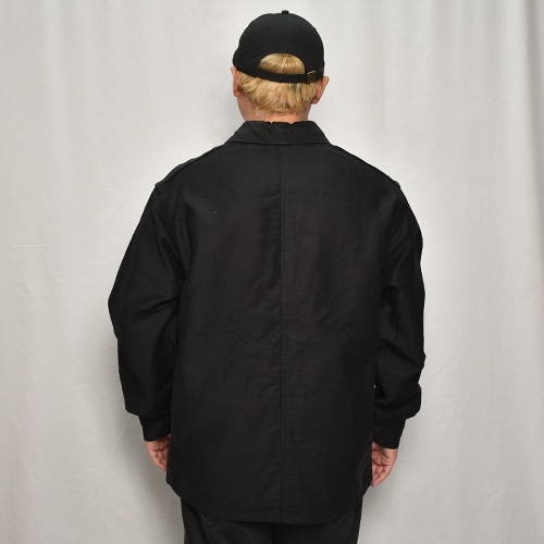 50's-60's Vintage French Black Moleskin Work Jacket(フレンチ