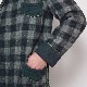 ��Checked Wool Gown Coat(�����å������륬���󥳡���)���꡼��/������48 [z-0299]