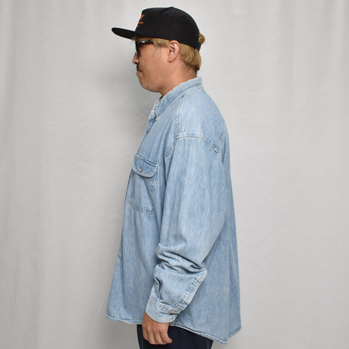 OLD GAP Denim shirt L/S USA製 デニムシャツ 古着 L 90s OLD GAP L/S Denim Shirt 青 XL オールド ギャップ デニム