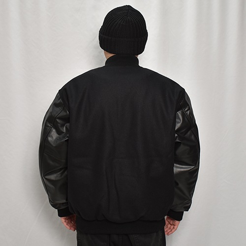 Game Sportswear/Varsity Wool PU Leather Jacket（ゲームスポーツ