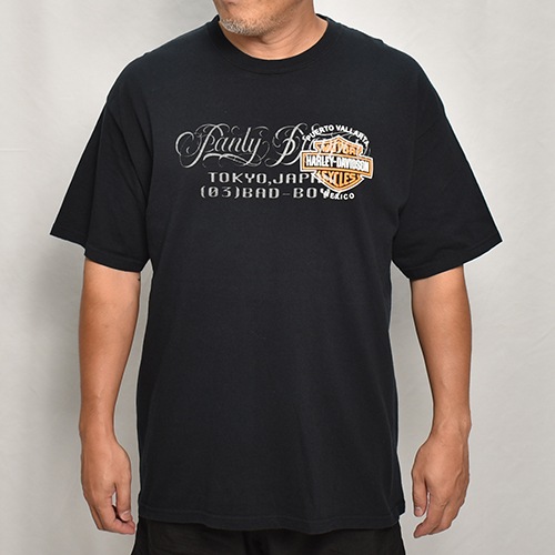 Panty DropperUS/Custom Printed Biker S/S T-Shirt/Script Logo Reflector(ѥƥɥåѡߥ T)֥å/XL [y-0423]