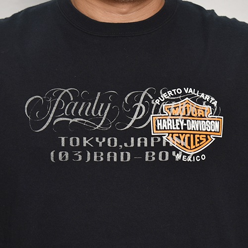 Panty DropperUS/Custom Printed Biker S/S T-Shirt/Script Logo Reflector(ѥƥɥåѡߥ T)֥å/XL [y-0423]