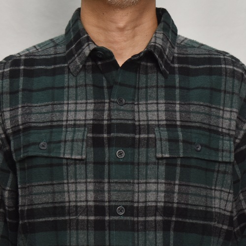 L.L Bean/Cotton Flannel L/S Shirtʥ륨ӡ ͥ륷ġ˥꡼ߥ֥å/L [y-0536]
