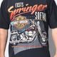 ��Vintage/Old Harley Davidson Dealer & Rally T-Shirt(�ϡ��졼���ӥåɥ��� T�����)�֥�å�/������XL [y-1412]