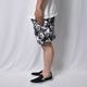 Grim Reaper All-Over Printed Easy Short Pants�ʥ�����åѡ������������硼�ġ˥֥�å��ߥۥ磻�� [a-8613]
