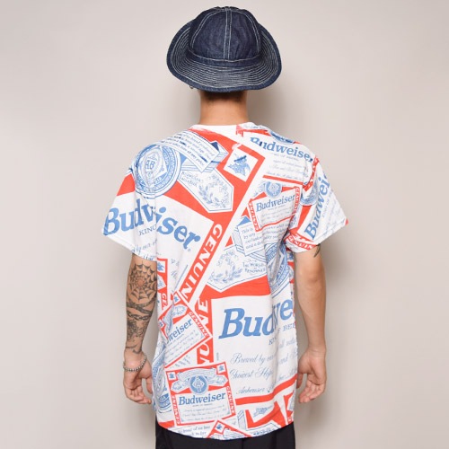 Budweiser/90's Replica Allover Printed T-Shirts