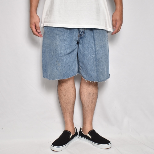 Levi's Silver Tab/Customized Cut Off Denim Shorts