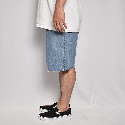 ��Levi's Silver Tab/Customized Cut Off Denim Shorts�ʥ꡼�Х�������С����� �ǥ˥ॷ�硼�ġ˥���ǥ���/������W35 [z-9149]