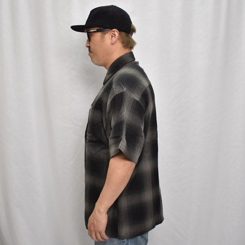 トップス Standard California Ombre Check Shirt M Cal Top×US/Customized Ombre Check S/S Shirt（キャルトップ×アス