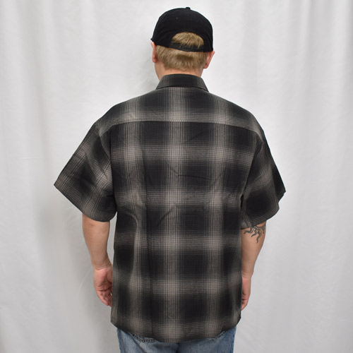 Cal Top×US/Customized Ombre Check S/S Shirt（キャルトップ×アス