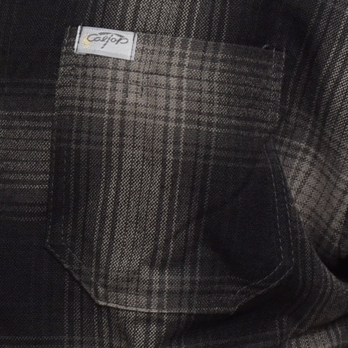 Cal Top×US/Customized Ombre Check S/S Shirt（キャルトップ×アス