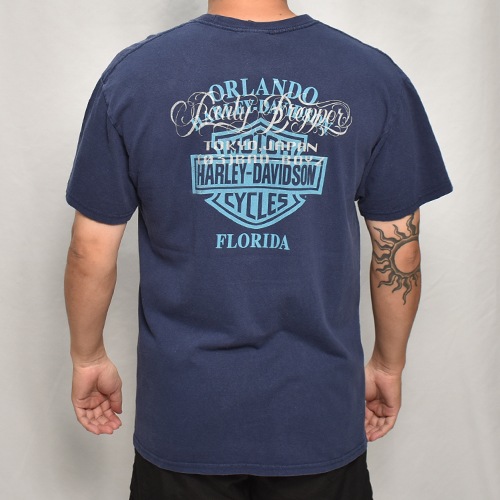 Panty DropperUS/Custom Printed Biker S/S T-Shirt/Script Logo Reflector(ѥƥɥåѡߥ T)ͥӡ/L [y-0424]