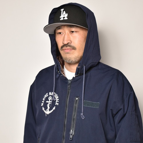 FRENCH NAVY deck jacket フレンチネイビー L French Navy/Deck Jacket(フレンチネイビー デッキジャケット