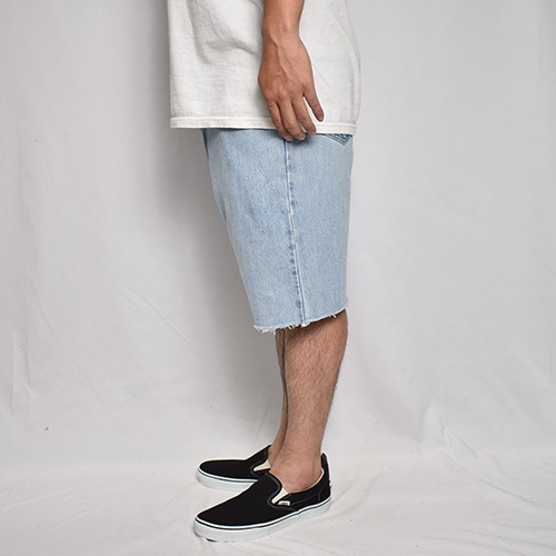 ��Levi's Silver Tab/Customized Cut Off Denim Shorts�ʥ꡼�Х�������С����� �ǥ˥ॷ�硼�ġ˥���ǥ���/������W36 [z-9150]