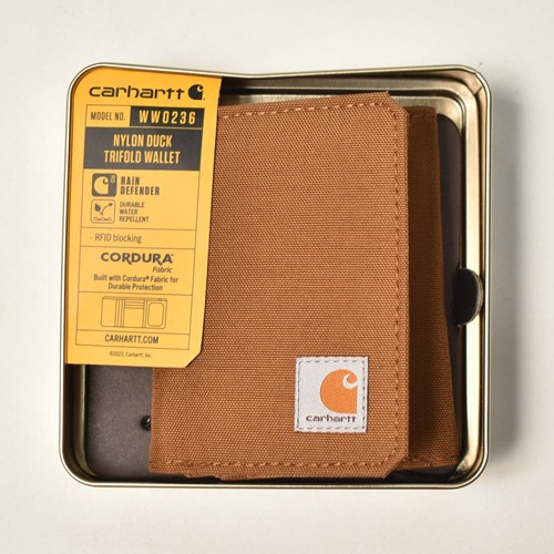 Carhartt/Nylon Duck Trifold Wallet�ʥ����ϡ��� ������åȡ˥֥饦�� [a-8044]