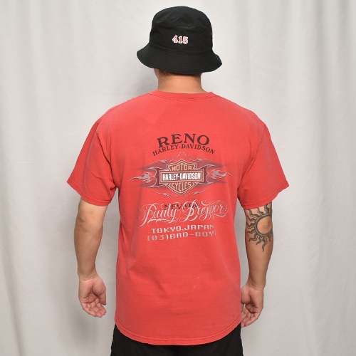 Panty DropperUS/Custom Printed Biker S/S T-Shirt/Script Logo Reflector(ѥƥɥåѡߥ T)å/L [y-0425]