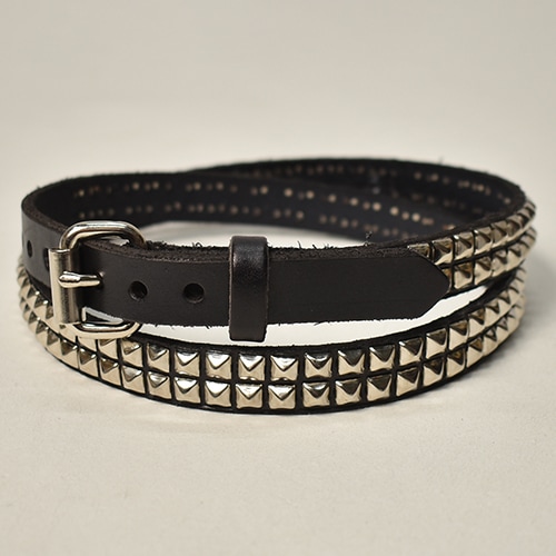 Brackney Leather Works/2-Row Sttuded 3/4 inch Leather Beltʥ֥åˡ쥶 2Ϣå٥ȡ˥֥å [a-8156]