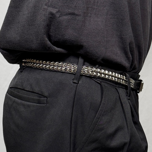 Brackney Leather Works/2-Row Sttuded 3/4 inch Leather Beltʥ֥åˡ쥶 2Ϣå٥ȡ˥֥å [a-8156]