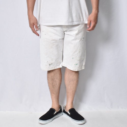 Dickies/White Drill Painter Shorts（ディッキーズ ペインター
