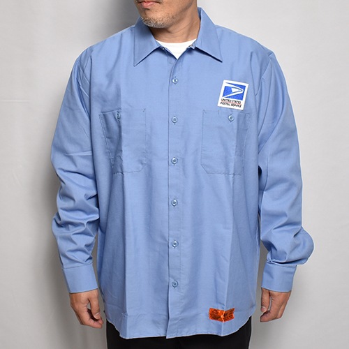 USPS Customized L/S Loose Fit Work ShirtUSPSߥåɥå ġ˥饤ȥ֥롼 [a-6957]