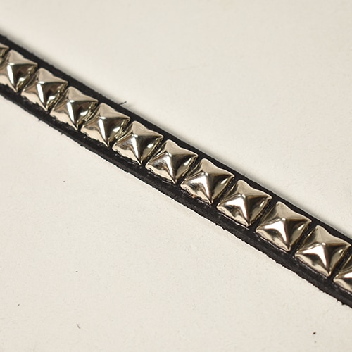 Brackney Leather Works/1-Row Sttuded 3/4 inch Leather Belt