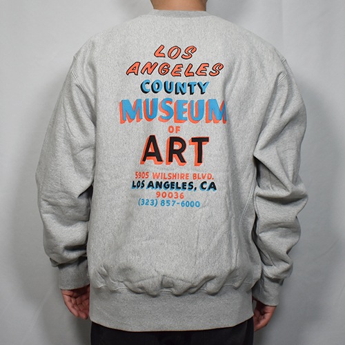 LACMA/Hand-Painted Sign Reverse Weave Sweatshirt��LACMA �������åȥ���ġ˥إ������졼 [a-8379]