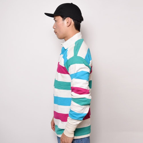 Land's End/Rugger Shirt（ランズエンド ラガーシャツ）マルチカラー