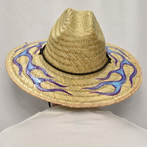 GRIMB Krazy Paint��Us/Flames Straw Hat(�����ߥ��� ���ȥ����ϥå�)�ʥ�����ߥѡ��ץ�ߥ饤�ȥ֥롼 [a-6999]