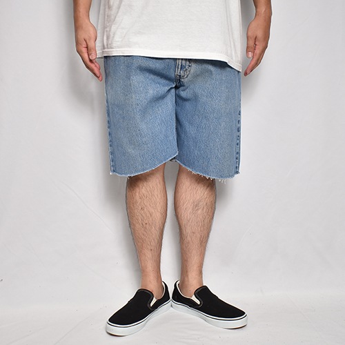 Levi's Silver Tab/Customized Cut Off Denim Shorts（リーバイス