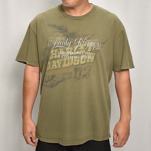 Panty DropperUS/Custom Printed Biker S/S T-Shirt/Script Logo Reflector(ѥƥɥåѡߥ T)꡼/XL [y-0427]