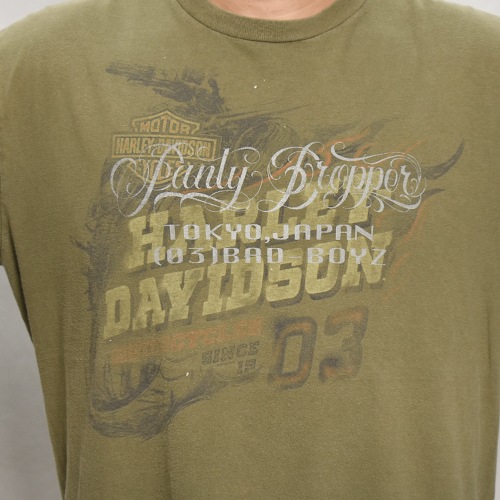 Panty DropperUS/Custom Printed Biker S/S T-Shirt/Script Logo Reflector(ѥƥɥåѡߥ T)꡼/XL [y-0427]