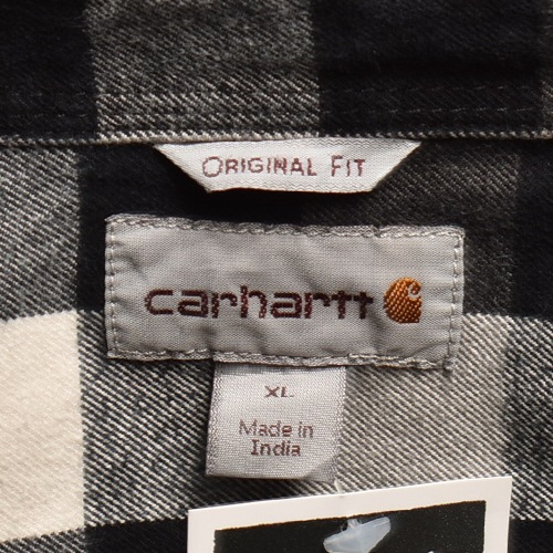 Carhartt/Cotton Flannel L/S Shirtʥϡ ͥ륷ġ˥֥åߥۥ磻ȡߥ졼/XL [y-0540]