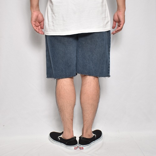 Levi's Silver Tab/Customized Cut Off Denim Shortsʥ꡼ХС ǥ˥ॷ硼ġ˥֥롼/W34 [z-9153]