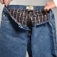 L.L.Bean/Flannel-Lined Double L JeansL/L.ӡ 饤ɥѥġ˥ǥ/W33 [z-9671]
