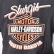 ��Vintage/Old Harley Davidson Dealer & Rally T-Shirt(�ϡ��졼���ӥåɥ��� T�����)�֥�å�/������L [y-1417]