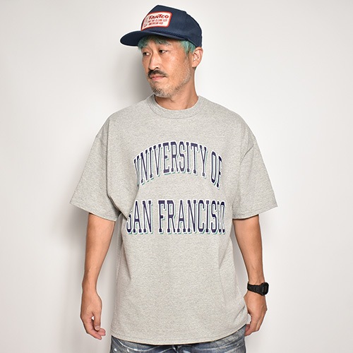 PALM VILLAGES SOUVENIR Ｔシャツ　ヘザーグレー トライブレンド Tシャツ | メンズ | 1枚 | TCR-112 | ヘザー