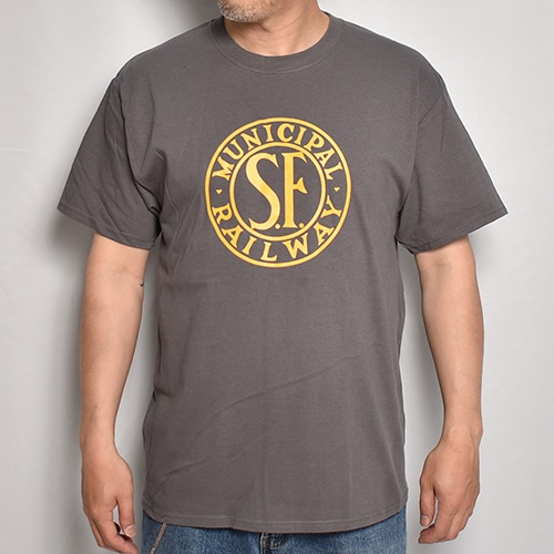 San Francisco Municipal Railway S/S Original SF Logo T-Shirtʥߥ Tġ˥졼 [a-6981]