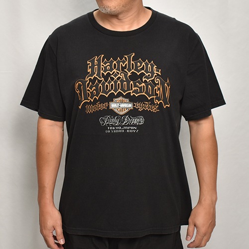 Panty DropperUS/Custom Printed Biker S/S T-Shirt/Script Logo Reflector(ѥƥɥåѡߥ T)֥å/XL [y-0429]