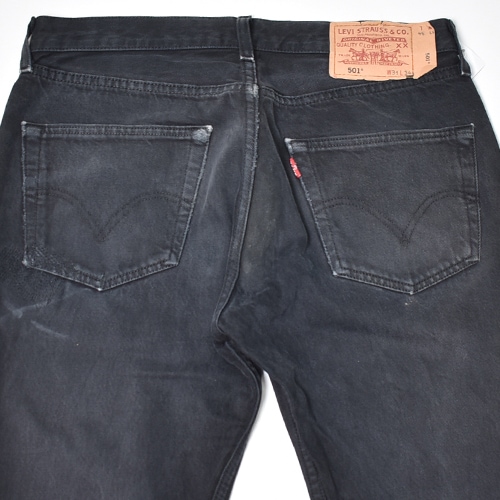 ��Levi's 501 Over Dyed Black Jeans�ʥ꡼�Х��� 501�ǥ˥�ѥ�ġ˥֥�å�/������W31 [y-1042]