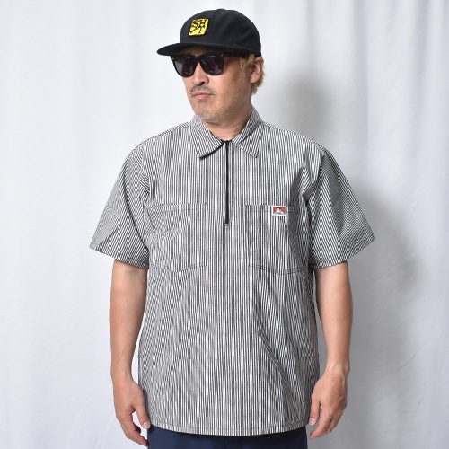 Ben Davis/1/2 Zip S/S Work Shirt（ベンデイビス ハーフジップシャツ