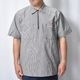 Ben Davis/1/2 Zip S/S Work Shirt�ʥ٥�ǥ��ӥ� �ϡ��ե��åץ���ġ˥֥�å����ȥ饤�� [a-8515]